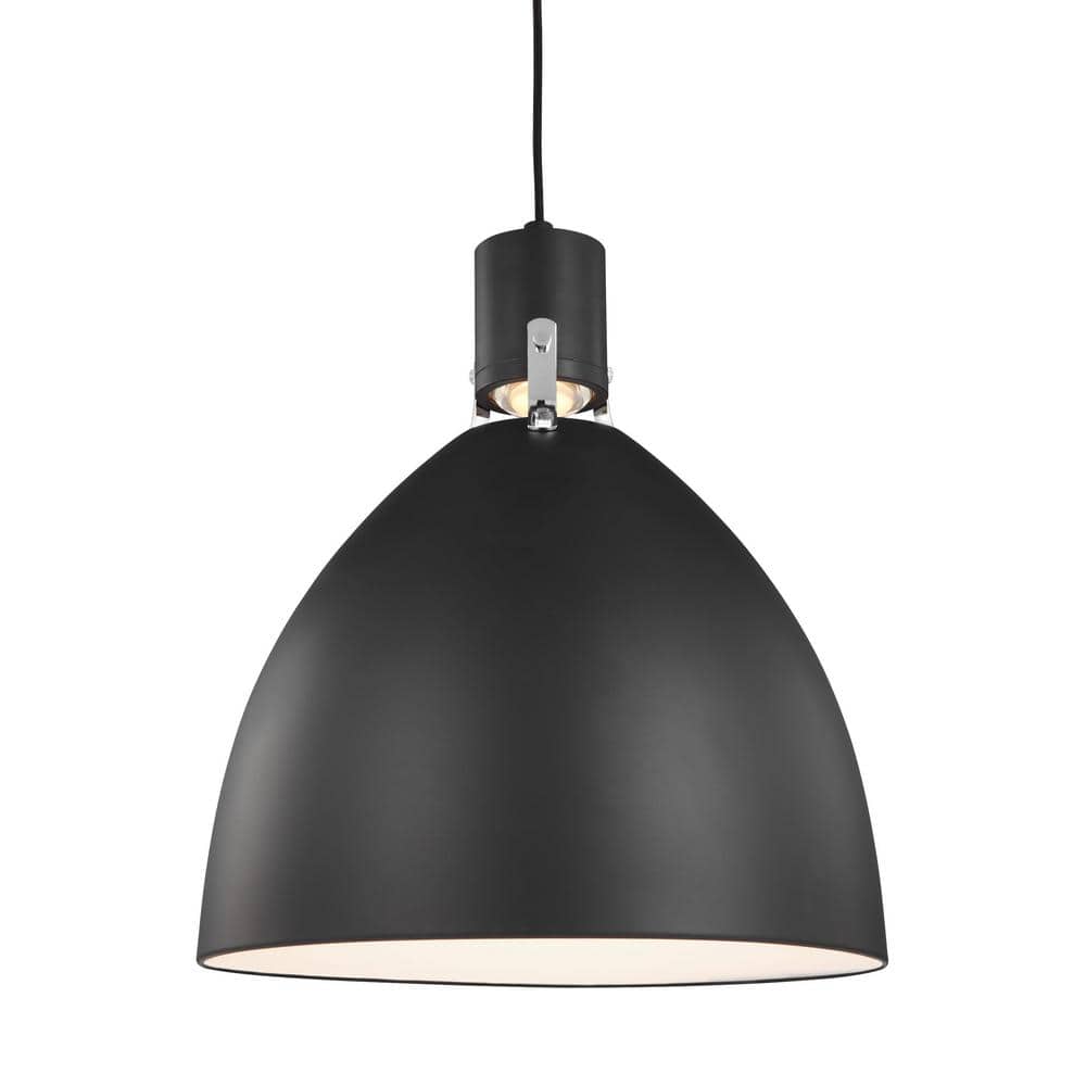 Brynne 14-Watt Matte Black Integrated LED Pendant price history on PriceWatchPro