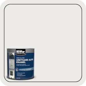 1 qt. #52 White Semi-Gloss Enamel Urethane Alkyd Interior/Exterior Paint