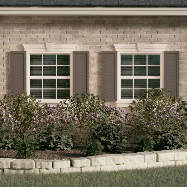 Ekena Millwork EnduraCore Kyoto Modern Style 18-in W x 76-in H