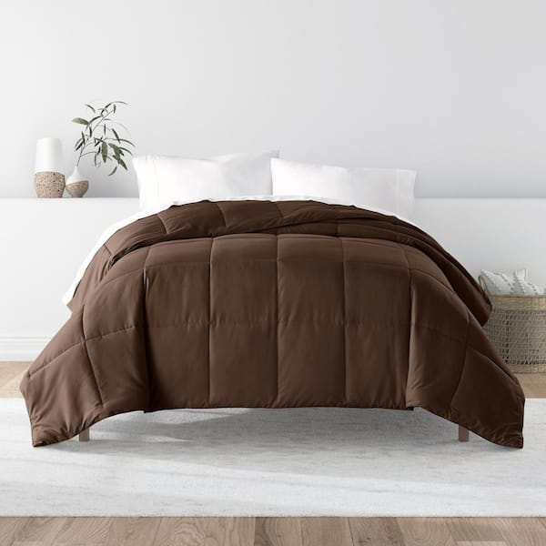 Becky Cameron Performance Chocolate Solid Queen Comforter
