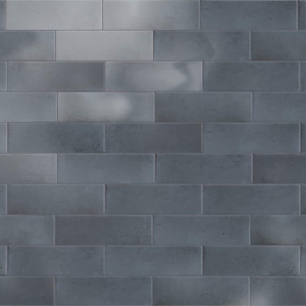 Coco Glossy Blue Night 2 in. x 5-7/8 in. Porcelain Wall Take Home Tile Sample price history on PriceWatchPro