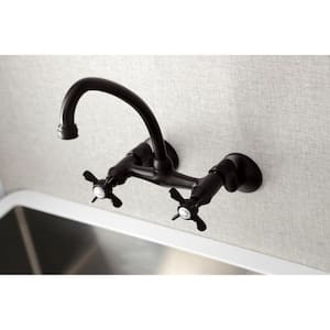 Essex 2-Handle Wall-Mount Standard Kitchen Faucet in Oil Rubbed Bronze