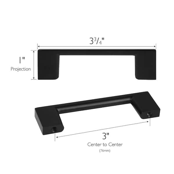 Backplates 3 in (76 mm) Center-to-Center Oil-Rubbed Bronze Cabinet Drawer Pull Backplate Backplates 3 in (76 mm) Center-to-Center Oil-Rubbed Bronze Cabinet Drawer Pull Backplate