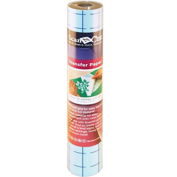 CAVINYLTPG Vinyl Transfer Tape with Printed Grid, 12 in. x 6 ft. Roll, Arts and Crafts Tools for Cutting Machines