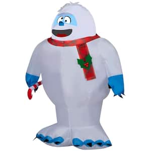 3.5 ft Tall x 1.5 ft. W Christmas Inflatable Airblown-Bumble with Christmas Scarf and Candy Cane