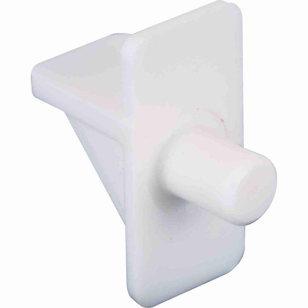 Prime-Line Shelf Support Peg, 1/4 in. Diameter, White Plastic (8-pack) U  10138 - The Home Depot