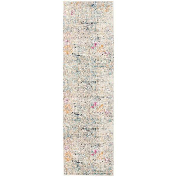 Madison Gray/Gold 2 ft. x 6 ft. Runner Rug