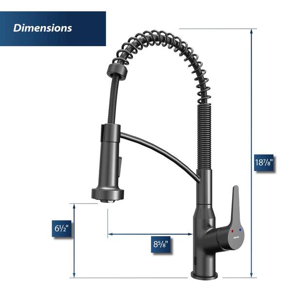 Karran Scottsdale Single Hole Single Handle Pull-Down Sprayer
