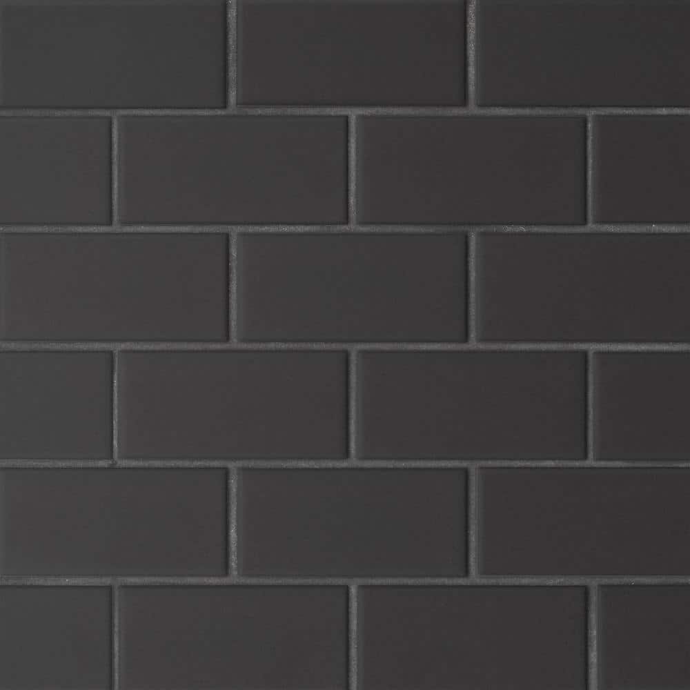 Le Cafe 12 in. x 12 in. Black Porcelain Mosaic Tile (9.25 sq. ft. /Case) price history on PriceWatchPro