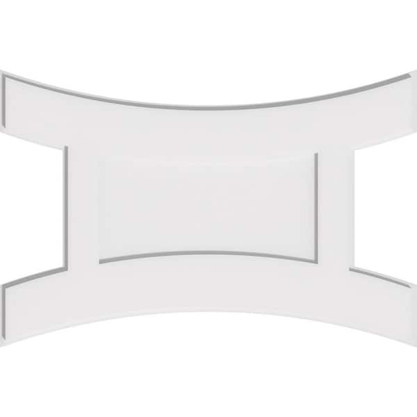 Ekena Millwork 1 in. P X 34 in. W X 22-5/8 in. H Haven Architectural Grade PVC Contemporary Ceiling Medallion