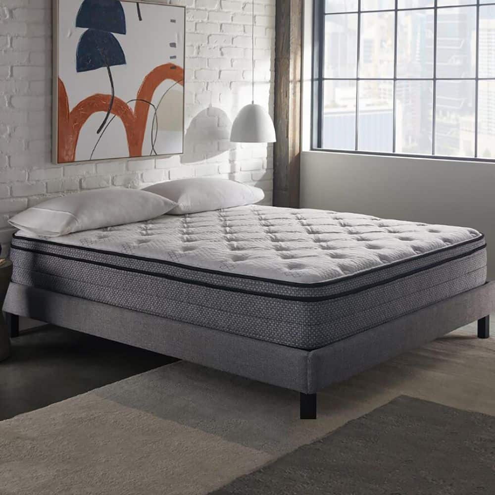 Queen 12-Inch White Hybrid Gel Memory Foam Mattress