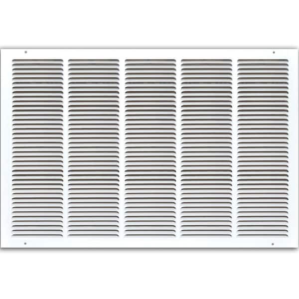 SPEEDI-GRILLE 30 in. x 20 in. Return Air Vent Grille, White with Fixed Blades