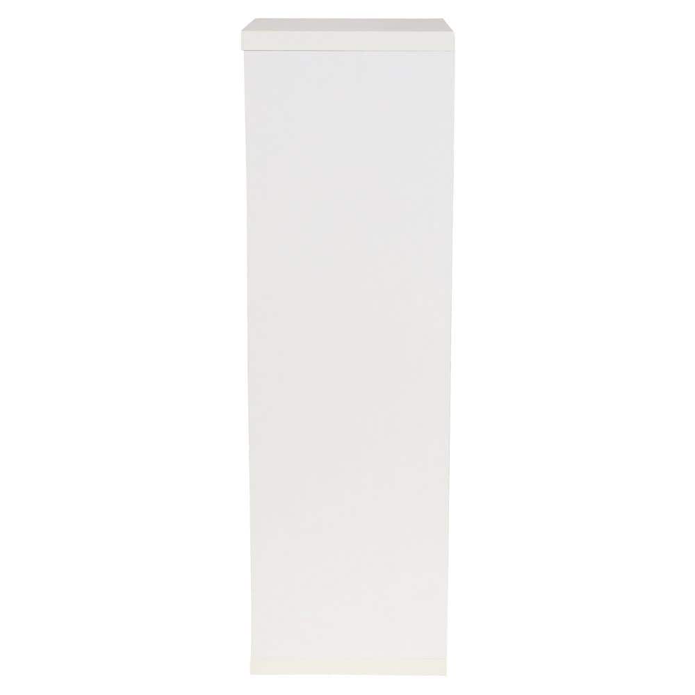 White 44" Tall Decorative 3-Cube Storage Organizer