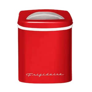 26 lbs. Portable Counter Top Ice Maker in Red