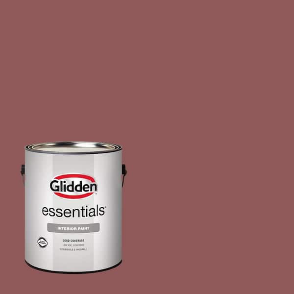 Glidden Essentials 1 gal. PPG1055-6 Barn Door Flat Interior Paint