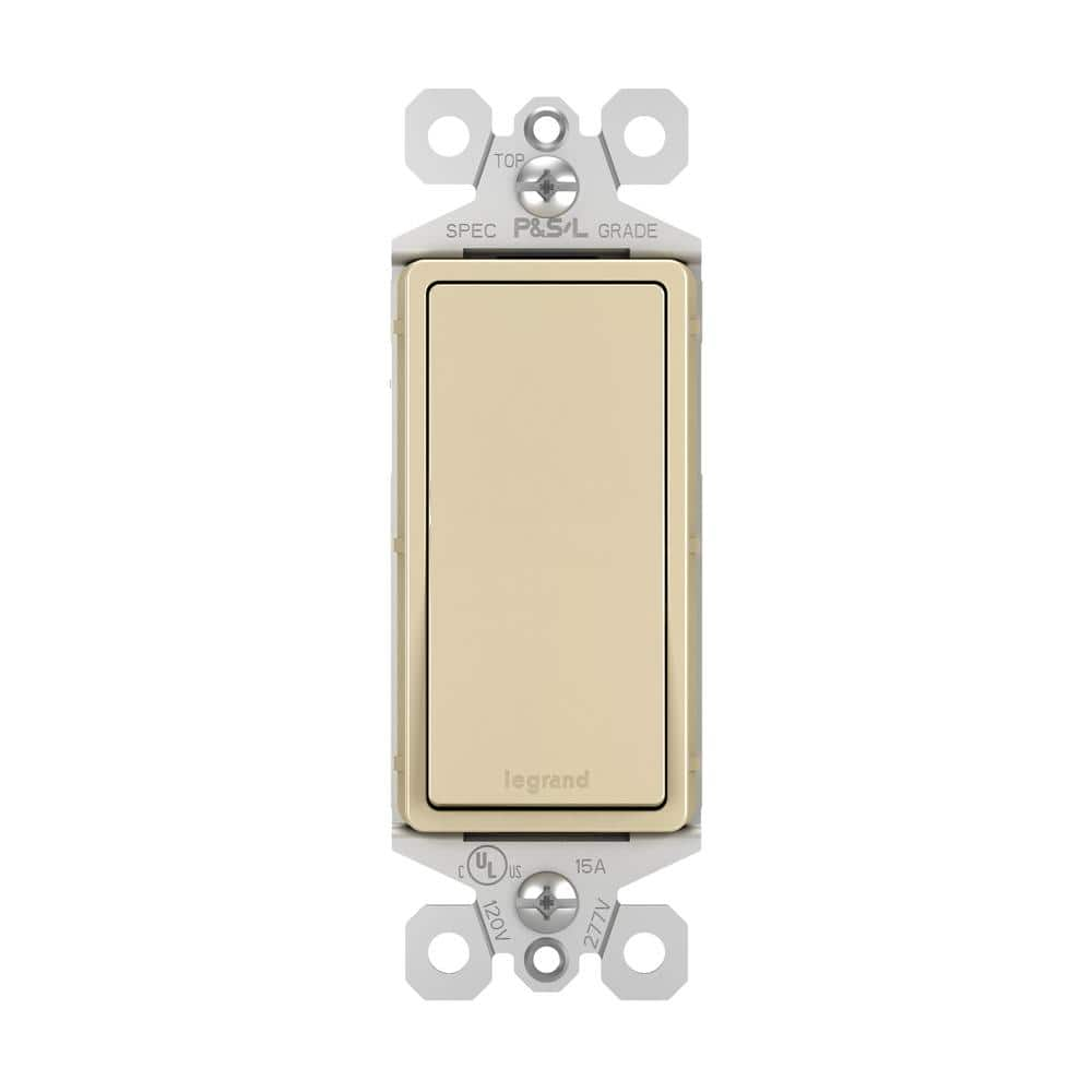 UPC 785007856491 product image for radiant 15 Amp 120 Volt 3-Way Decorator/Rocker Light Switch, Ivory | upcitemdb.com