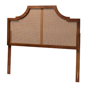 Risha Brown Queen Arch Headboard