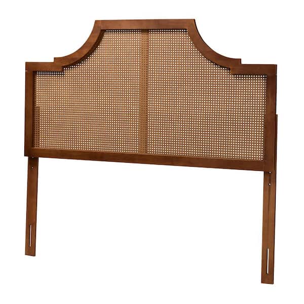 Baxton Studio Risha Brown Queen Arch Headboard