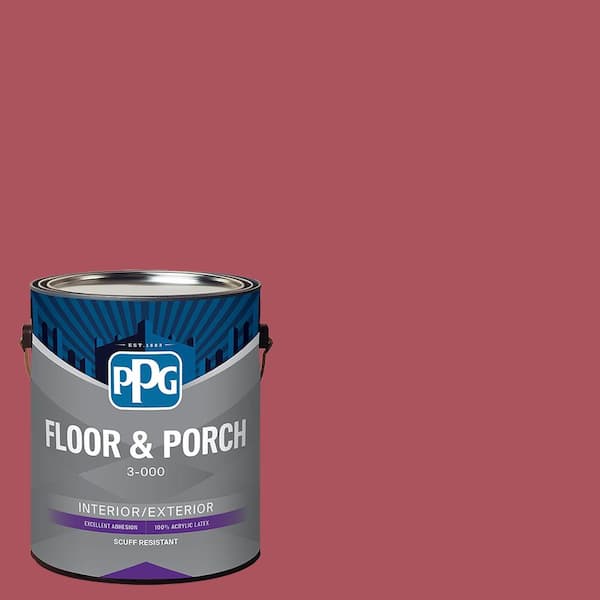 1 gal. PPG1051-6 Grenadine Satin Interior/Exterior Floor and Porch Paint