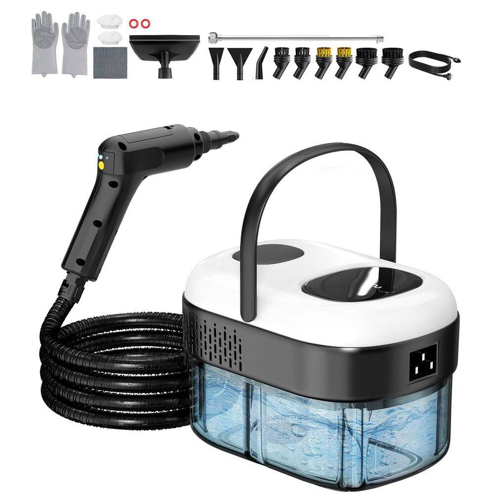 Portable 3-Level Adjustable Handheld Pressurized Steam Cleaner with 15s Heat-Up, 47. 3oz Tank, 2500W Multi-Surface price history on PriceWatchPro