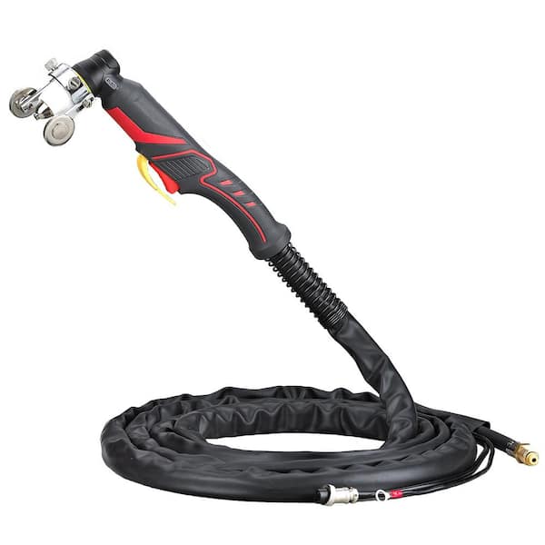 AMICO POWER 80 Amp 13 ft. 1.5 Gal Handheld Electrical Plasma Cutting Torch 3 Prong Switch Connector for Grey Color