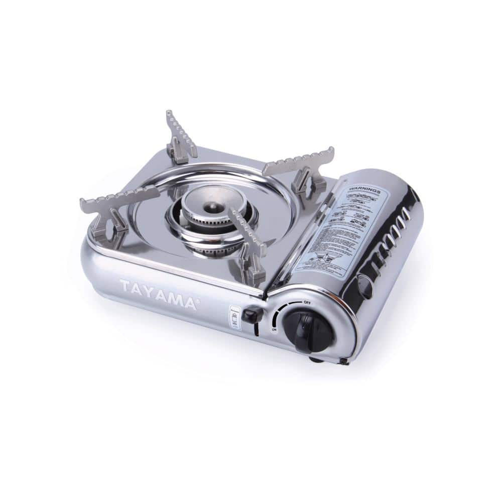 Tayama 7,000 BTU Mini Stainless Steel Gas Portable Camping Stove