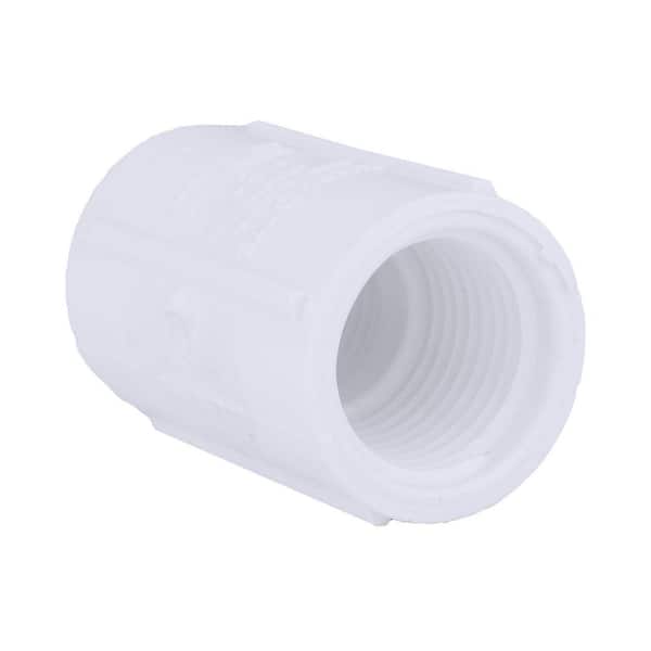 Charlotte Pipe 1/2 in. PVC Schedule 40 FPT x FPT Coupling