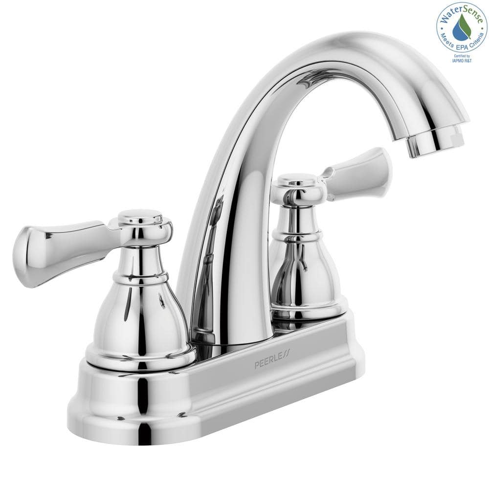Elmhurst Traditional Chrome 2-Handle Centerset Bathroom Faucet