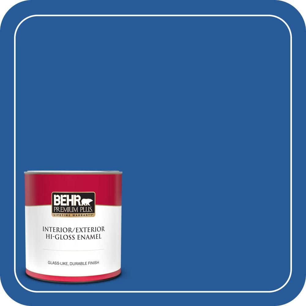 1 qt. #P510-7 Beacon Blue Hi-Gloss Enamel Interior/Exterior Paint & Primer price history on PriceWatchPro