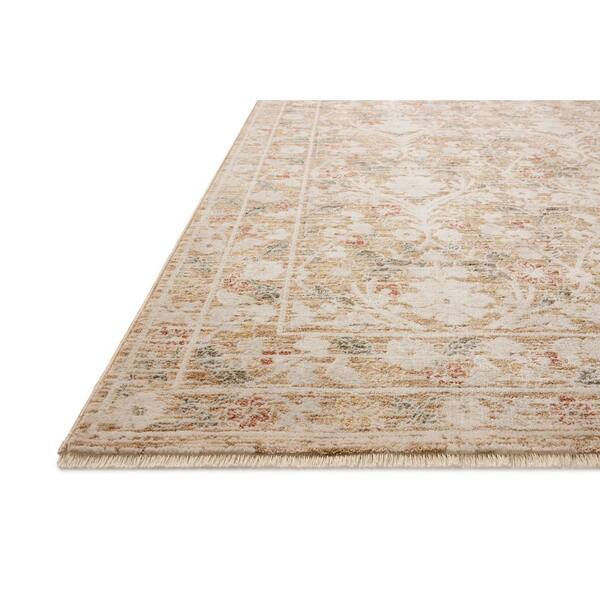 Clarisse Sand/Multi 11 ft. 6 in.  x 15 ft. 7 in.  Traditional Area Rug