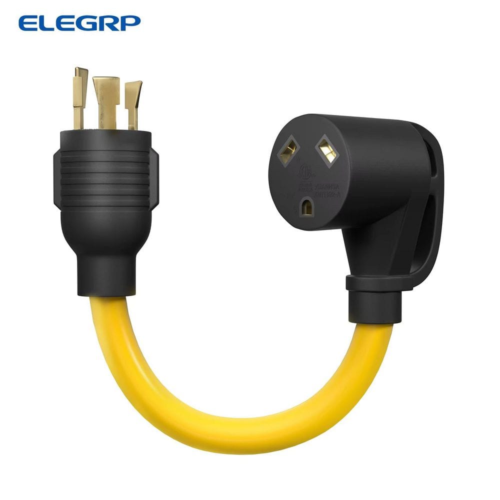 30 Amp Generator to RV Adapter Cord NEMA L5 30P to TT 30R 3 Prong Twist Lock Dogbone Converter price history on PriceWatchPro