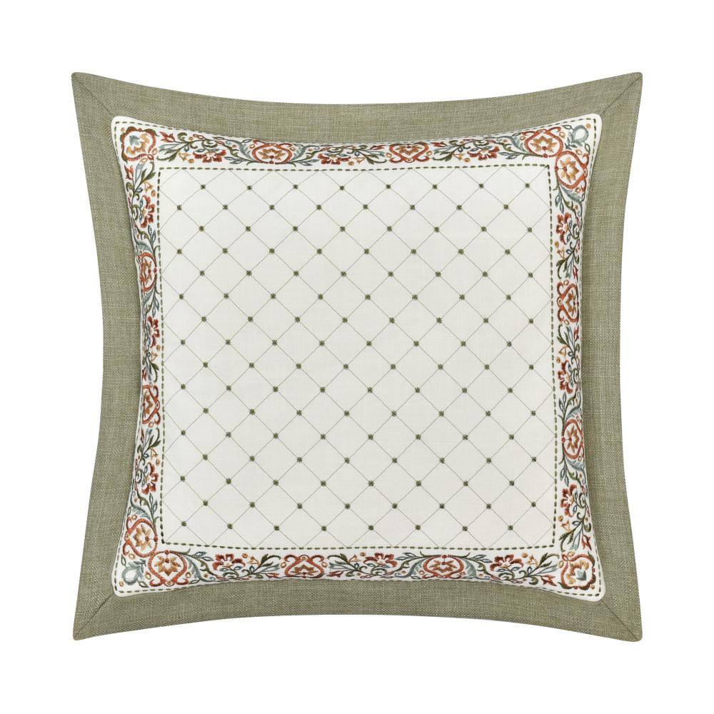Angela Polyester 18 in. Square Decorative Throw Pillow 18 x 18 in.