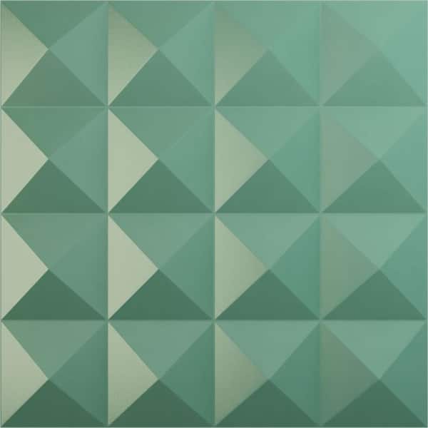 Ekena Millwork 19 5/8 in. x 19 5/8 in. Cornelia EnduraWall Decorative 3D Wall Panel, Sea Mist (Covers 2.67 Sq. Ft.)