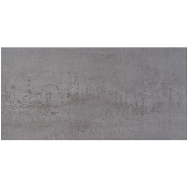 Ivy Hill Tile Take Home Sample- Angela Harris Metallic Steel 6 in. x 0.17 in. Loose Lay Matte Waterproof Luxury Vinyl Plank Flooring