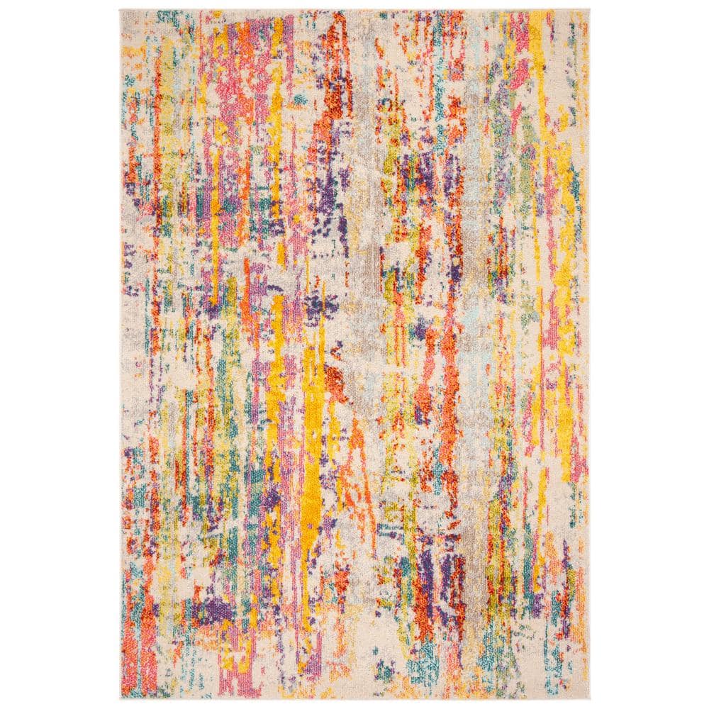 Madison Beige/Yellow 8 ft. x 10 ft. Geometric Area Rug price history on PriceWatchPro