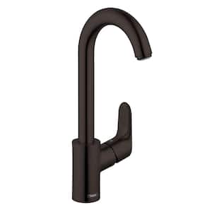 Focus Single Handle Bar Faucet in Matte Black