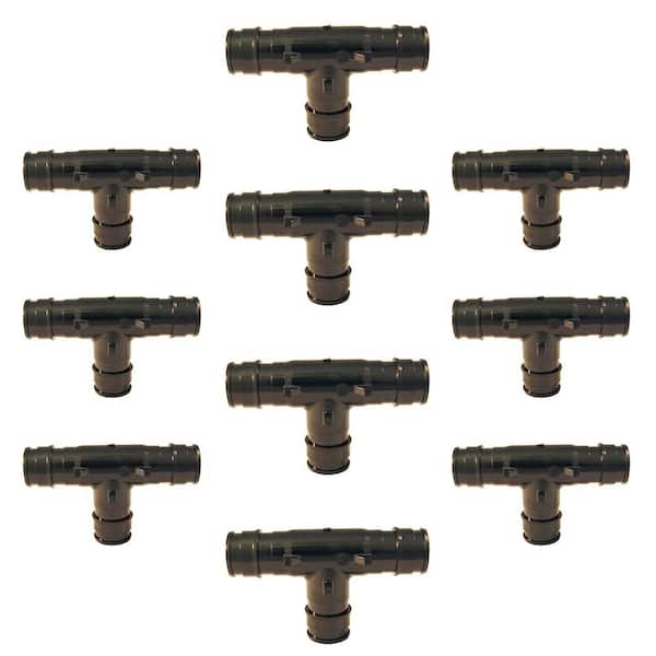 1/2 in. Poly-Alloy PEX-A Expansion Barb Tee (10-Pack)