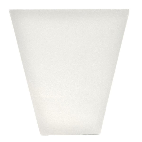 Builders Edge 6 in. Flat Panel Window Header Keystone in 123 White