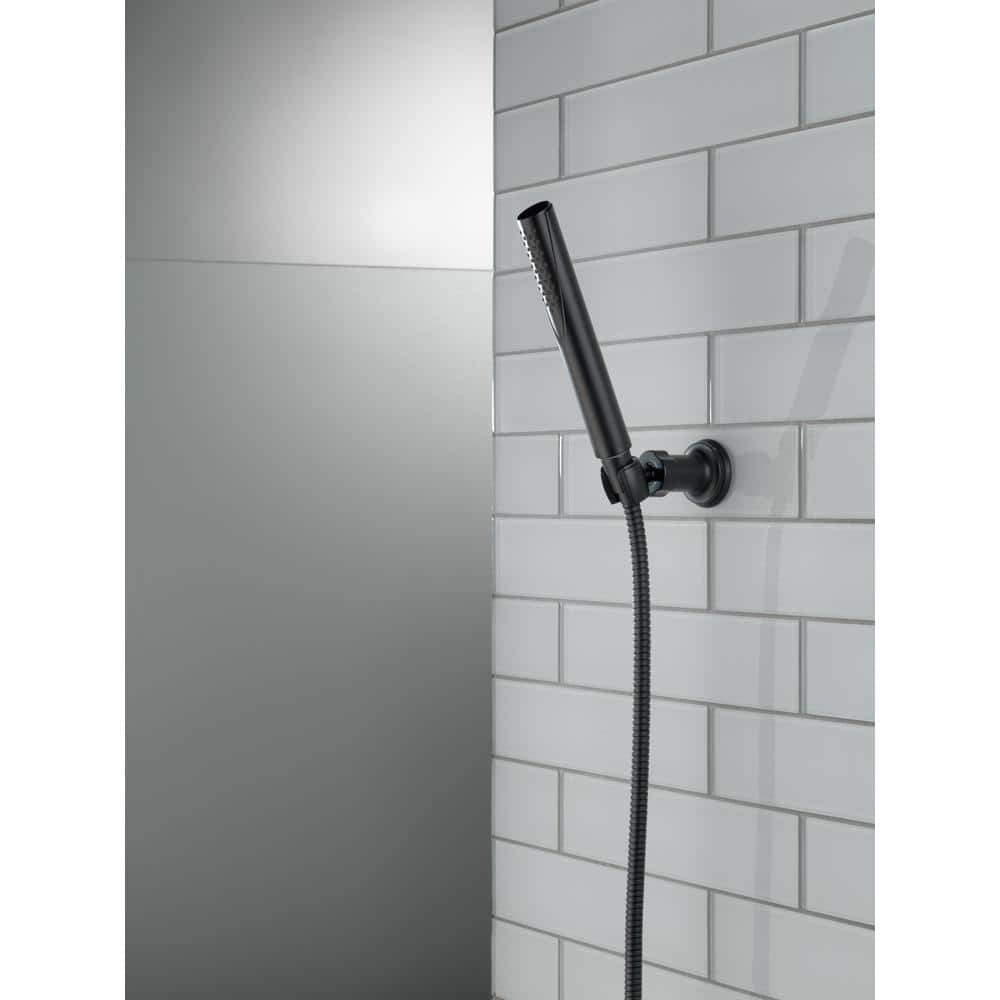 Matte Black Adjustable Wall Mount Hand Shower Holder