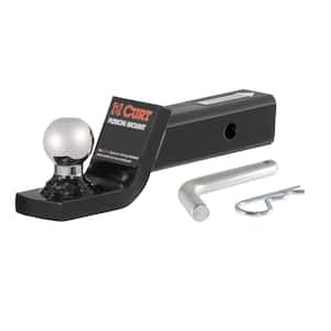 5,000 lbs. 2 in. Drop Fusion Trailer Hitch Ball Mount Draw Bar with 1-7/8 in. Ball (2 in. Shank)