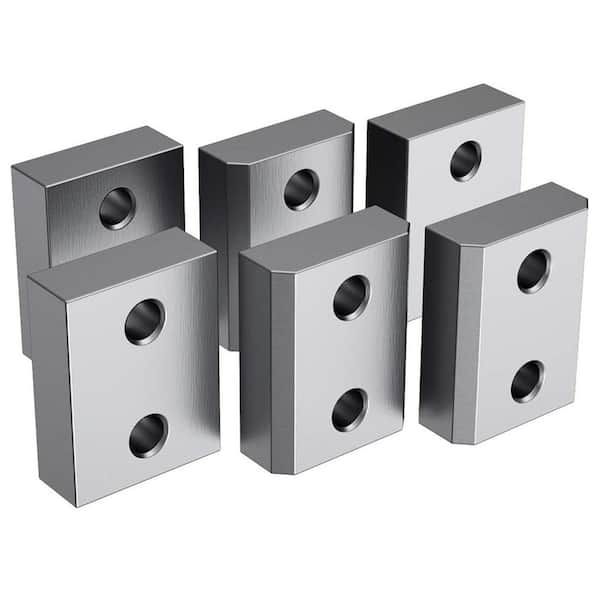 KIWDZFU Electric Rebar Cutter Replacement Jaw Blades for 3/4 in. 20 mm 6 and 7/8 in. 22 mm 7-Cutter 6-Pieces with Screws Washers