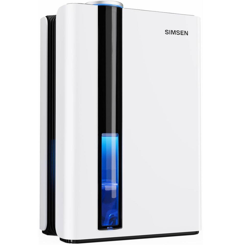 6 Pints 800 Sq. Ft. Dehumidifiers for Home with Reusable Filter, Ionizer and Night Light in White price history on PriceWatchPro