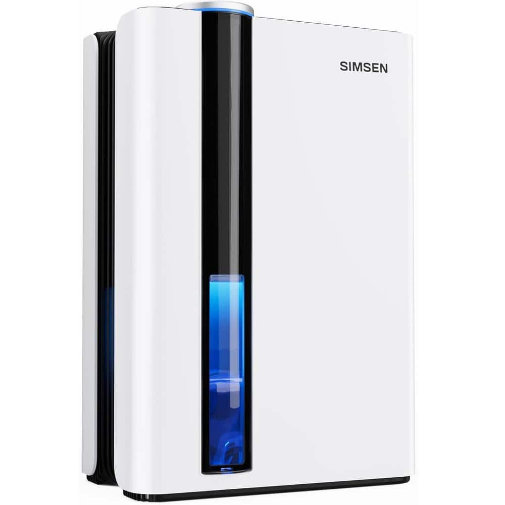 6 Pints 800 Sq. Ft. Dehumidifiers for Home with Reusable Filter, Ionizer an