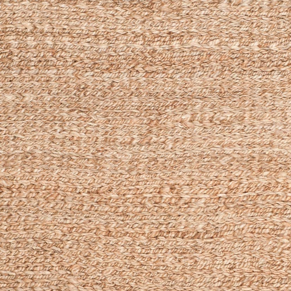 Handmade Tufted Jute Round Area Rug, Natural, 8' x 10'
