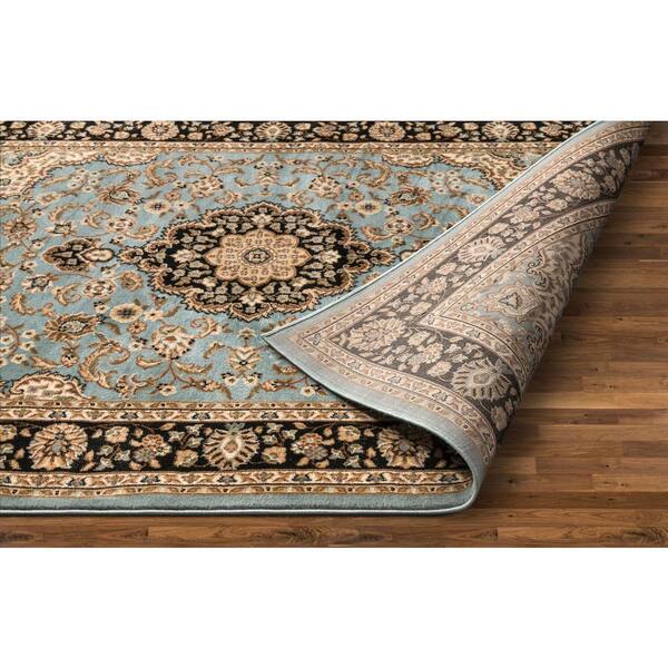 Well Woven Barclay Medallion Kashan Red 9 ft. x 13 ft. Traditional Area Rug  541008 - The Home Depot