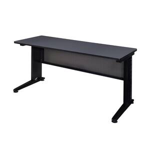 Pendulum 60 in. W x 24 in. D Grey Training Table
