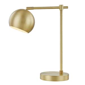Mobley 17 in. Brushed Brass Table Lamp