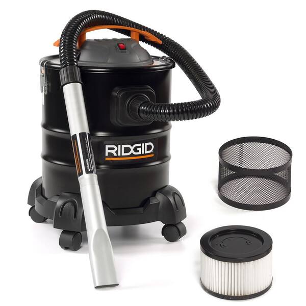 RIDGID 5 Gallon 3.0 Peak HP Cool/Dry Ash Canister Shop Vacuum, HEPA  Material Filter, Hose and Accessories DV0510 - The Home Depot