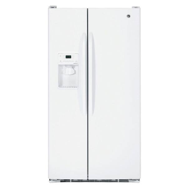 GE Adora 25.9 cu. ft. Side by Side Refrigerator in White