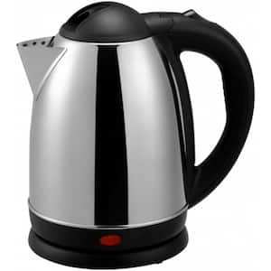 1-Cup 1000-Watt 1.7 L Stainless Steel Electric Cordless Tea Kettle with Brushed
